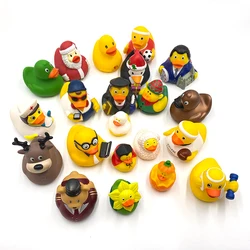 Non-toxic Material Color Duck 100% Natural Rubber Dog Toy, Christmas Custom Dog Tough Rubber Toys For Chewing