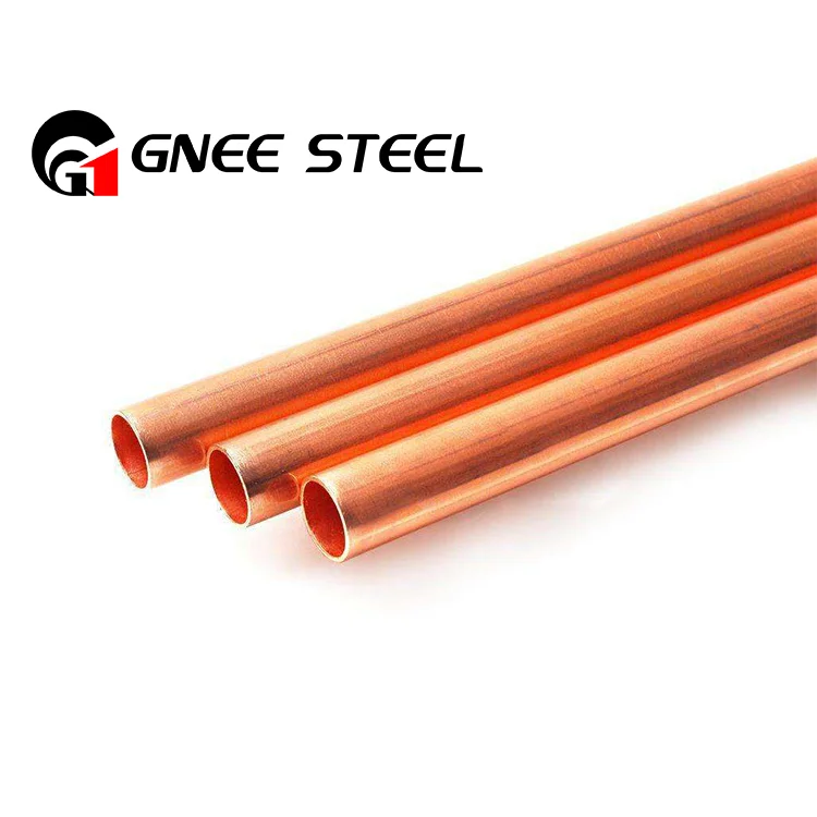 Water Heater Copper Pipe Seamless Copper Pipe 99.9% Purity Connecting Copper Pipe