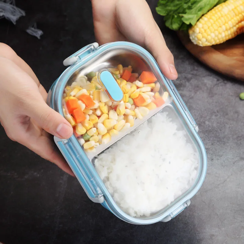 Best Selling Product Portable Food Container Storage Box Student Bento Lunch Box Stainless Steel with Compartment