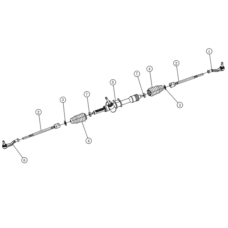 Electric Vehicle Auto RHD LHD Steering Rack Steering Gear for LT-S14.C S11.C Sightseeing Bus
