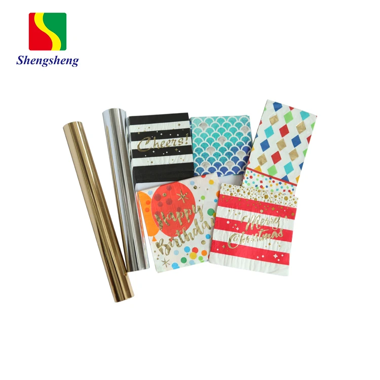 Shengsheng Silver Thermal Transfer Film Hot Stamping For Paper and Plastic Packing