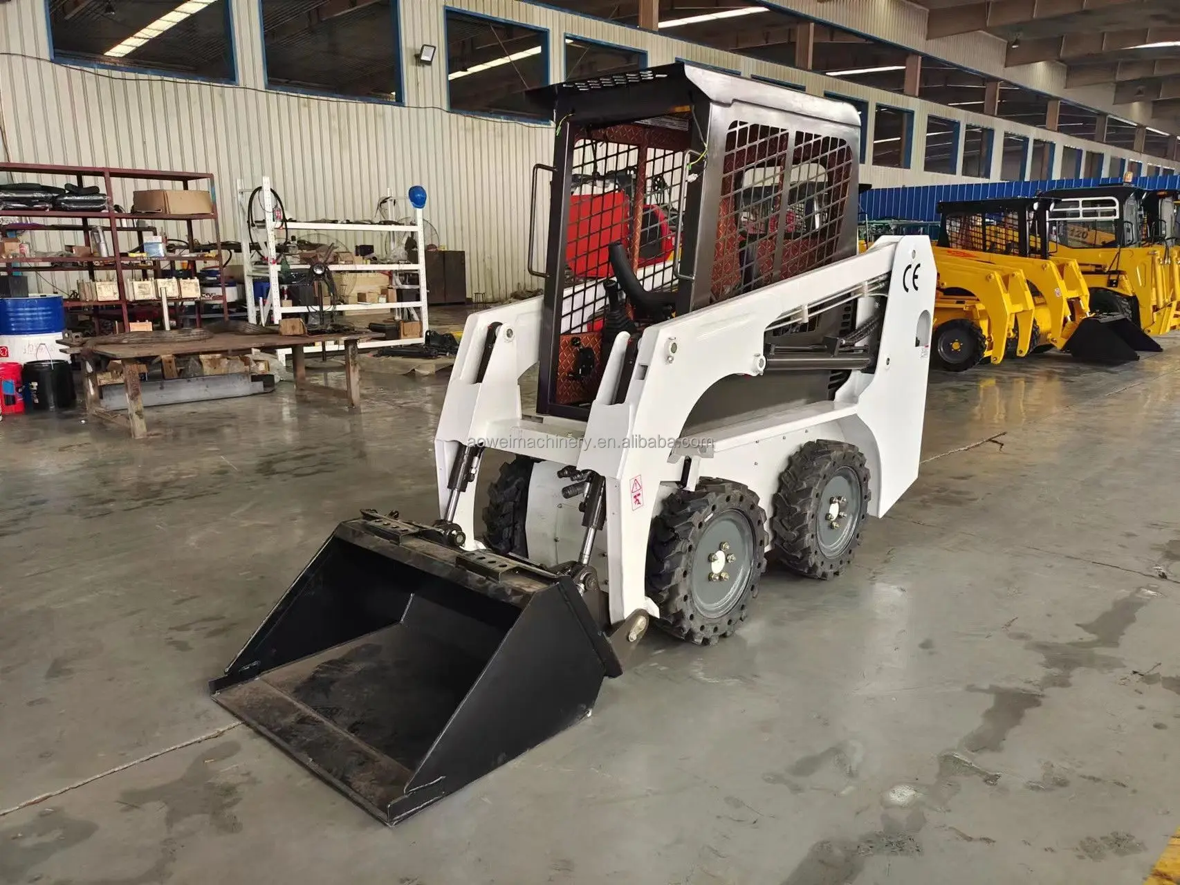 skid steer loader front end shovel loader Track-laying tractors color customized skid  tractor for sale  small skid steer