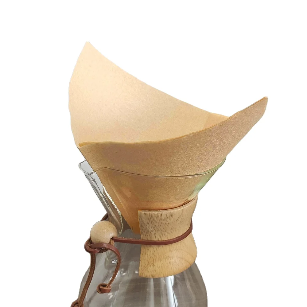 Pour over filter paper coffee 30*30cm for chemex coffee maker