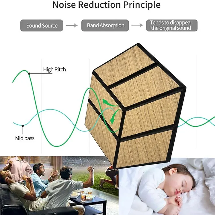 cork acoustic panel hexagon acoustic salt wall big hexagon wooden polyester hexagon acoustic panel