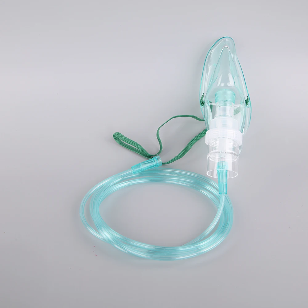 Good Quality Disposable Adult Pediatric Standard Simple Medical Pvc Nebulizer Mask With Tube