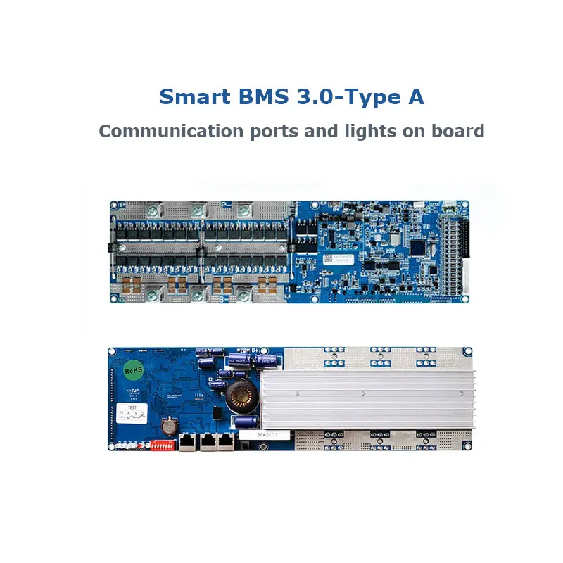 Seplos Smart BMS V3 100A 150A 200A CAN и RS485 плата защиты батареи 48V 8s 14s 16s lifepo4