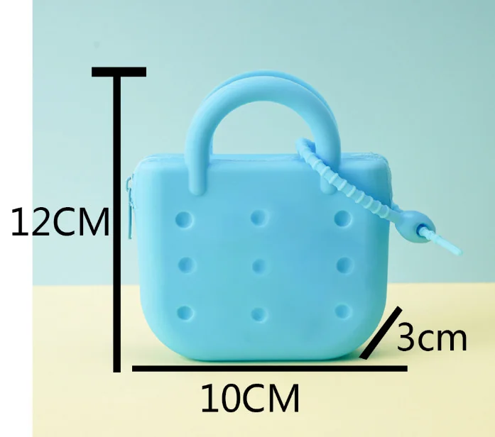 Lightweight and Compact Mini Coin Purse Mobile Phone Storage Bag with Novelty DIY Hole Key Case New Cartoon Design