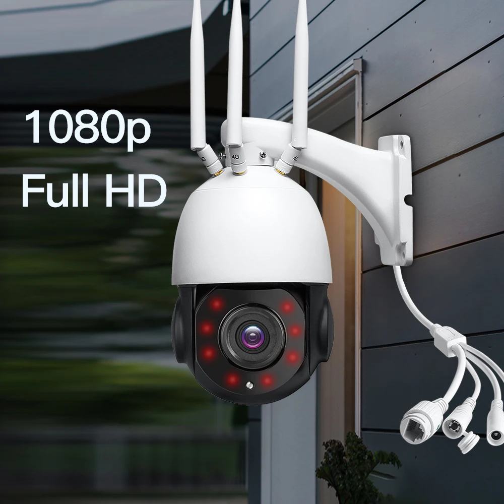 2MP 5MP 30X Optical Zoom Wifi 4G Gsm Lte Outdoor Network Home Security Camera System Ptz Camera Zoom Lens with sim card