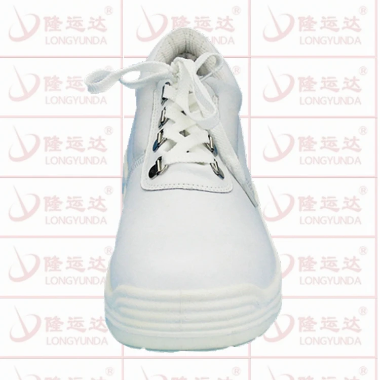 White Microfiber Leather Nurse Safety Shoes  Medical Shoes For Hospital