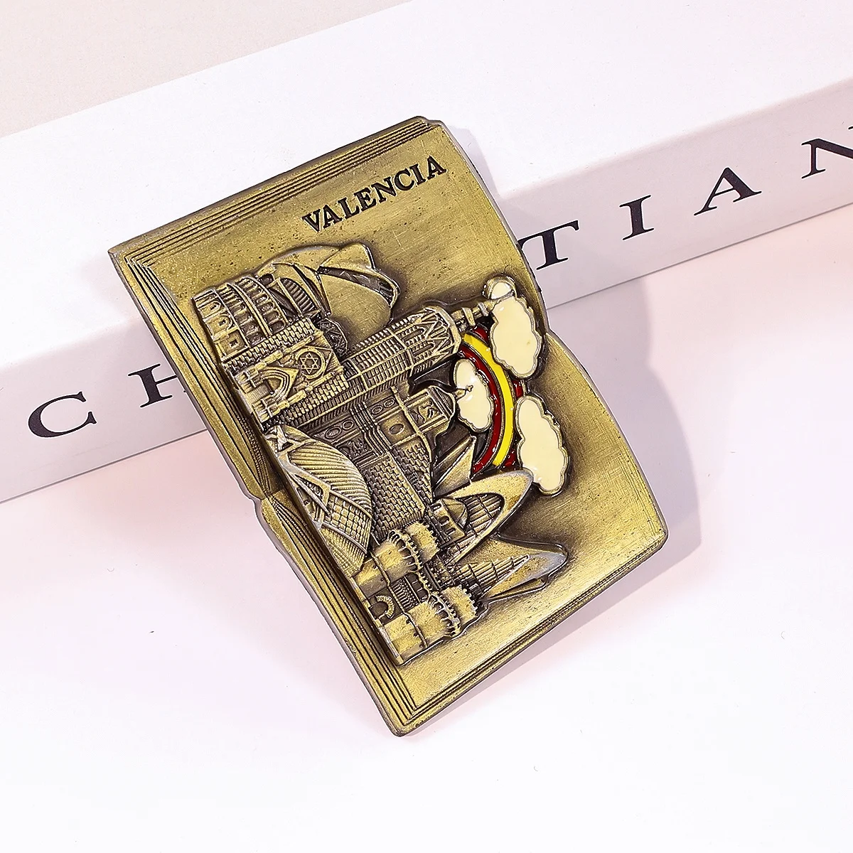 Factory Price 3D Metal  Fridge Magnet Spain Magnet Sticker Customized Designs Personalized  Valencia Tourist Souvenir