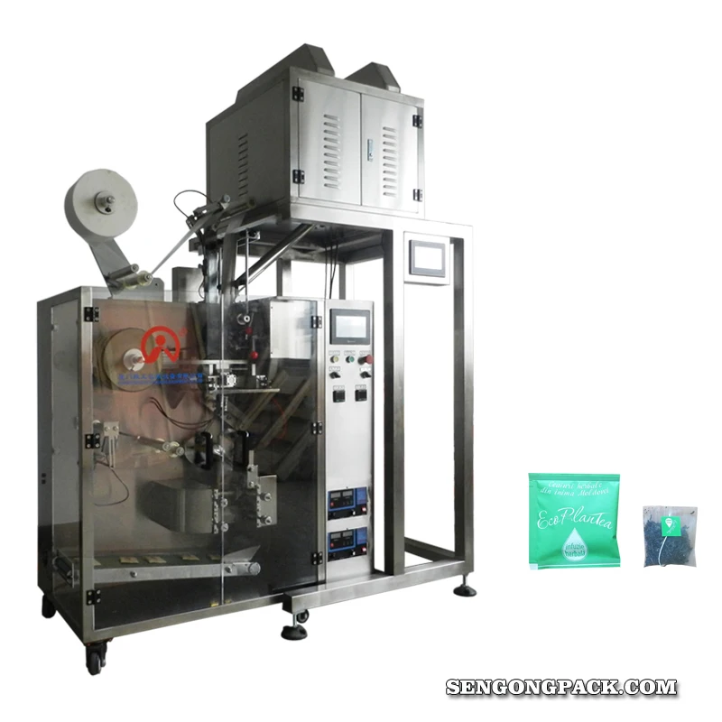 C23DX flat lavender  tea packing machine,ultrasonic seal tea bag making machine
