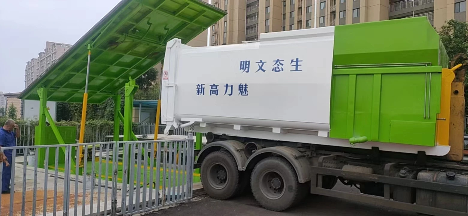 RNKJ Trash Dumpster Container Waste Treatment Machinery Underground Garbage Compactor