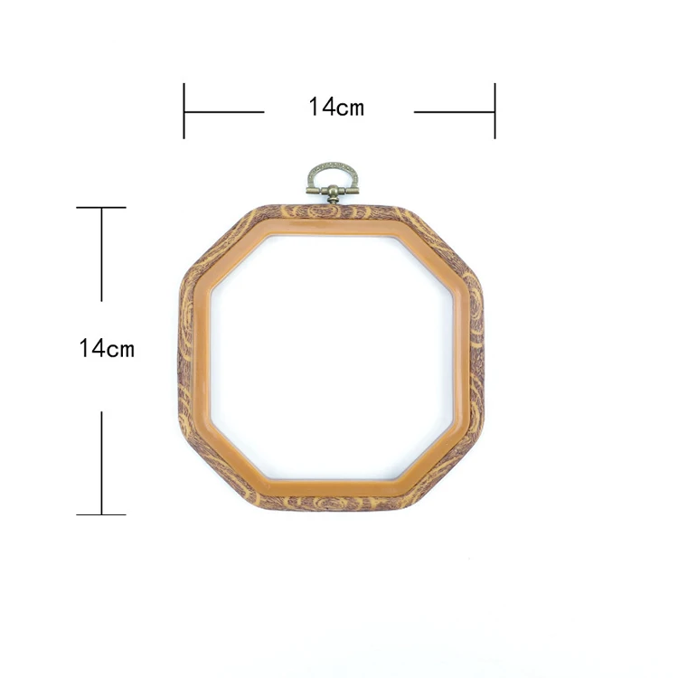 2 Shape Embroidery Hoop Wooden Hoop Frame Embroidery
