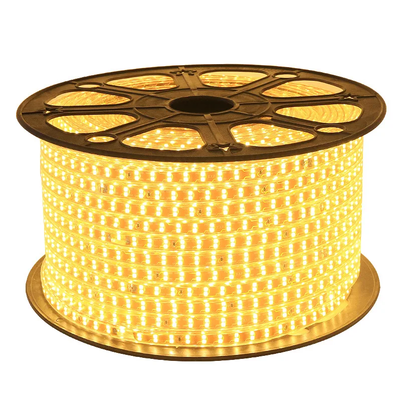 5 М10 м 50 100 Smd5730 Светодиодная лента 3000 К 6000 220 В Ip65 Водонепроницаемая обрезная