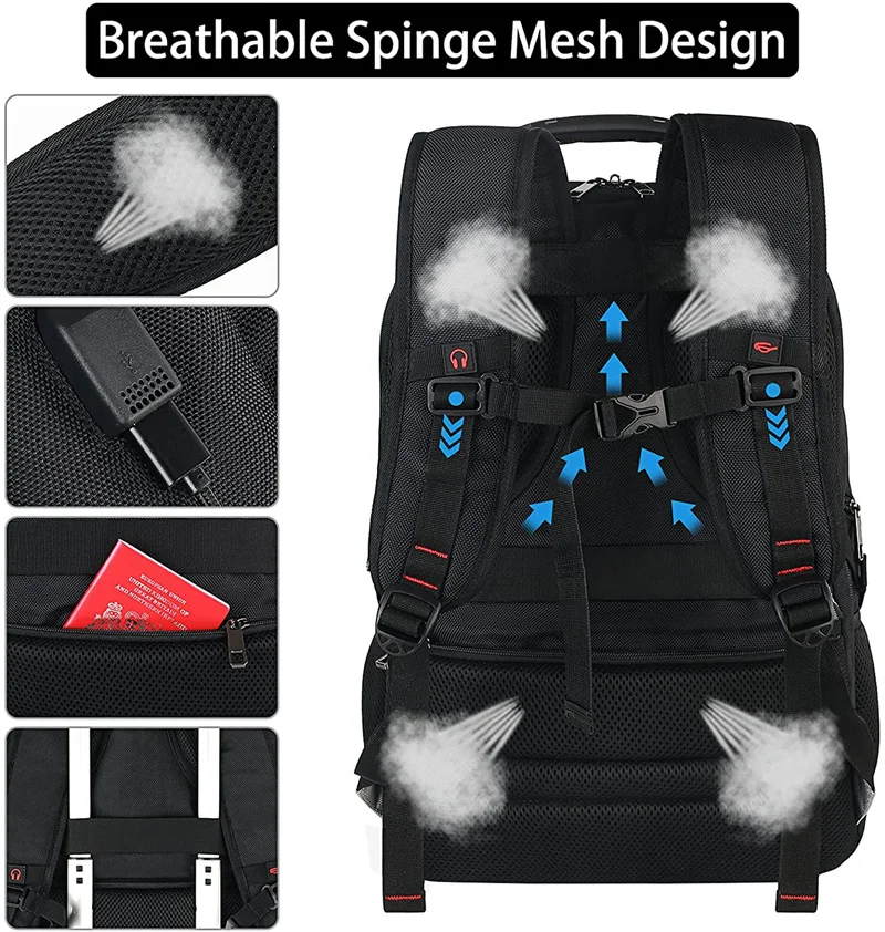 Backpacks factory high quality laptop backpack fashion usb waterproof travel backpack bag