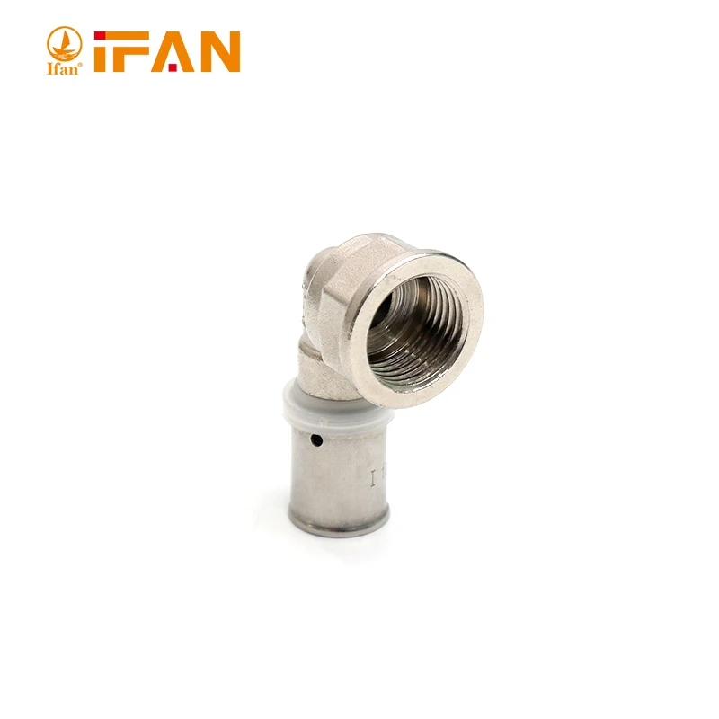 IFAN High Quality PEX Pipe Fittings for Floor Heating Pipe Pex Fittings Brass Elbow for Pex Cramp Fittings