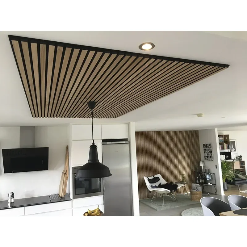Wholesale Flexible Akupanel Acoustic Panel Wooden Slat Wall Panel for Decoration