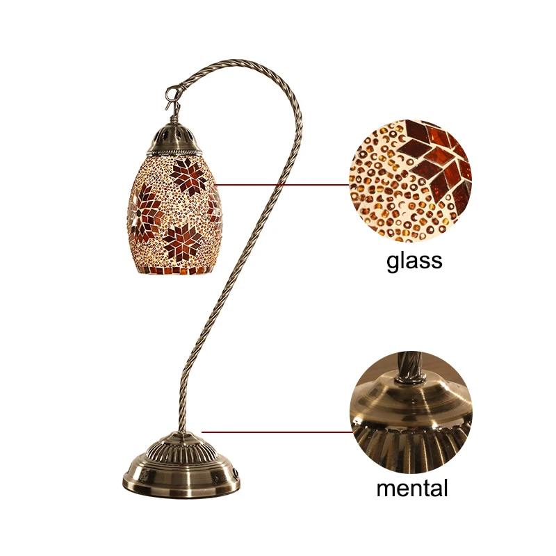 Evershining Турецкая мозаичная настольная лампа ручной работы с лебедем, марокканский стиль, светильник для украшения дома YMA405F