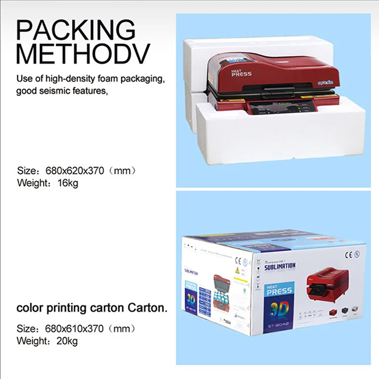 2021 Hottest Sale High Quality 3D Vacuum Heat Transfer Machine,vacuum heat press 3D Sublimation Machine ST-3042