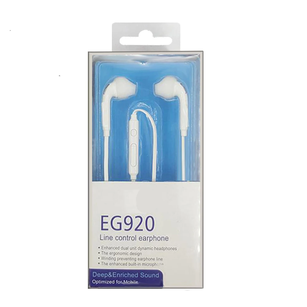 Шумоподавление EG920 ear 3,5 мм гарнитура s6 наушники-вкладыши для samsung galaxy