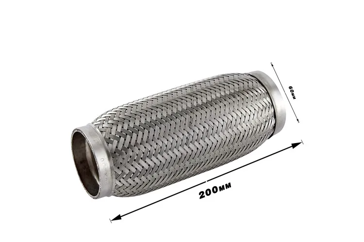 Industrial multilayer 304 stainless steel 60*200 bellows flexible pipe
