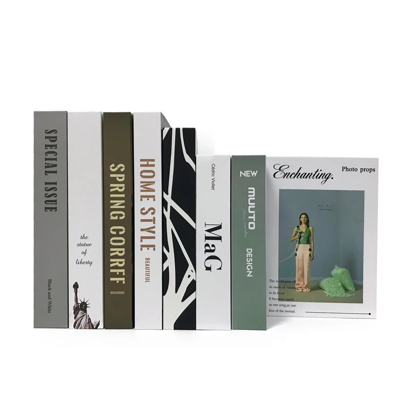 Wholesale High Quality Pradas Decoration Fake Decorative Home Decor Books Luxe