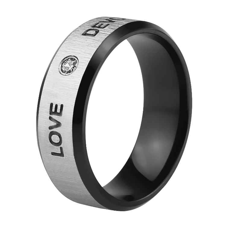 Высококачественное кольцо для влюбленных 316 L из нержавеющей стали Заготовки популярное дешевое