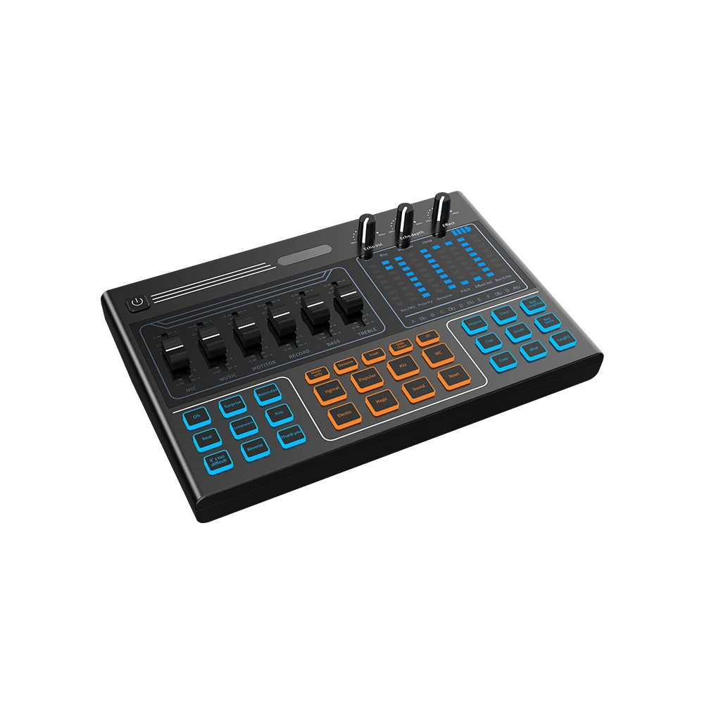 Live K song play multi-effects umlaut OTG recording audio mixer sound