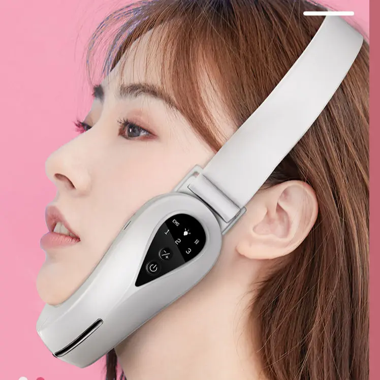 High Quality Electric V Face Machine Facial Tightrning Facial Slimming Facial Vibration Red Blue Ray Beauty Equipment