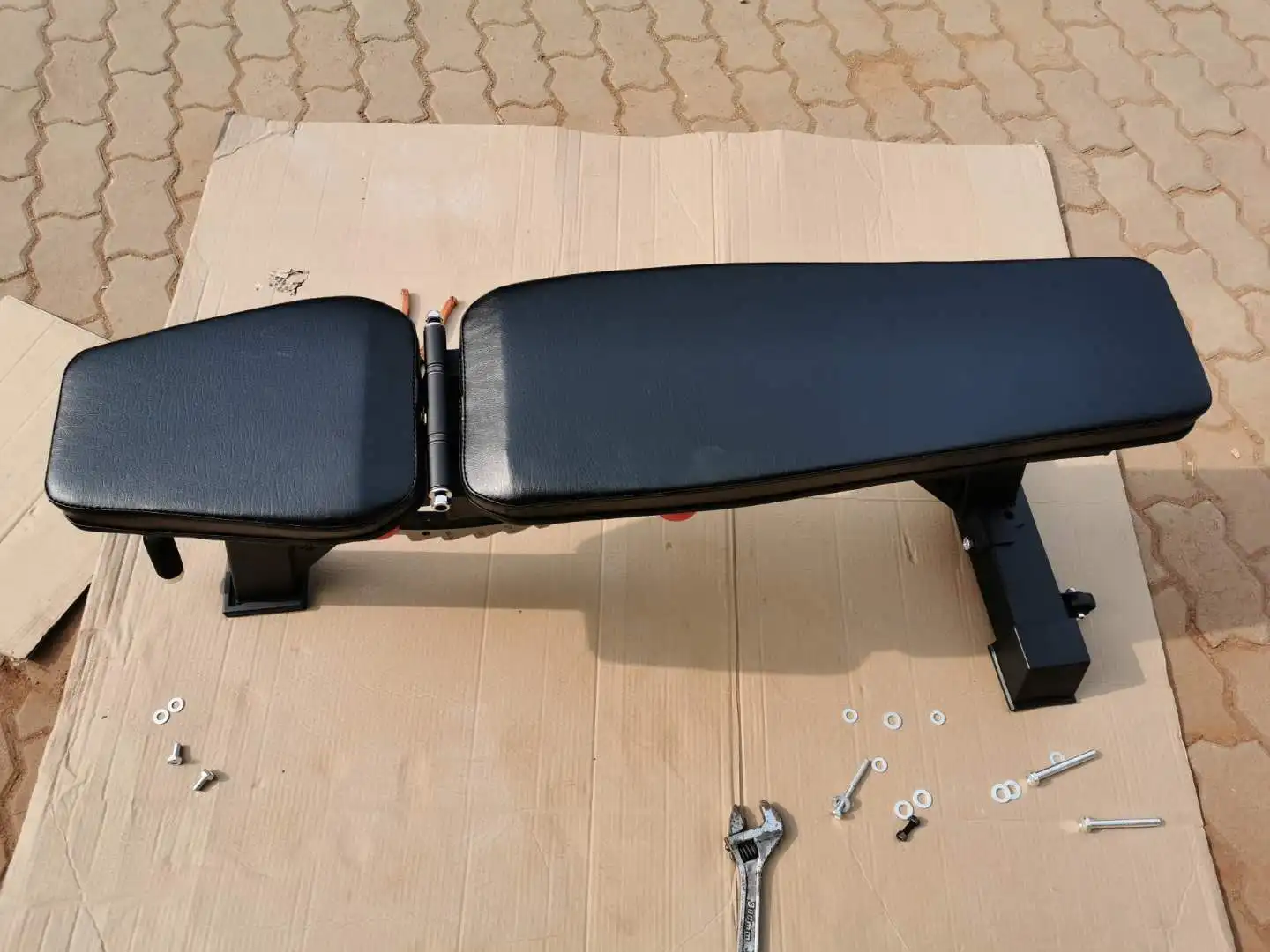 2021 New Wholesale Multifunctional Gym Barbell Bench Adjustable Weight Lifting Workout Home Foldable Bench Home Gym Equipment