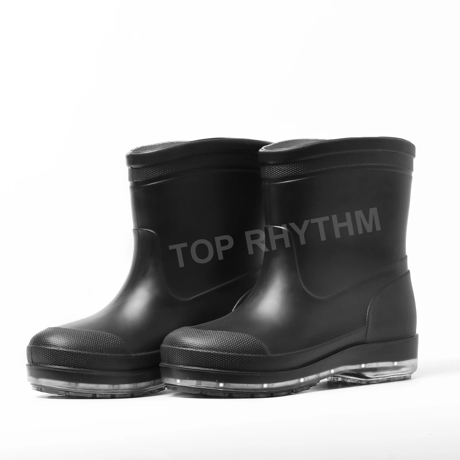 wide rain boots comfy good safety shoe comfortable Insoles folding pvc boots hardwearing mini rain boot