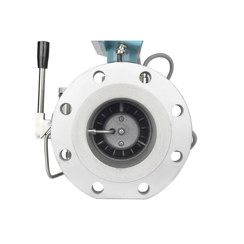 DN25 small size battery power 24VDC natural gas turbine flow meter factory for gas trading