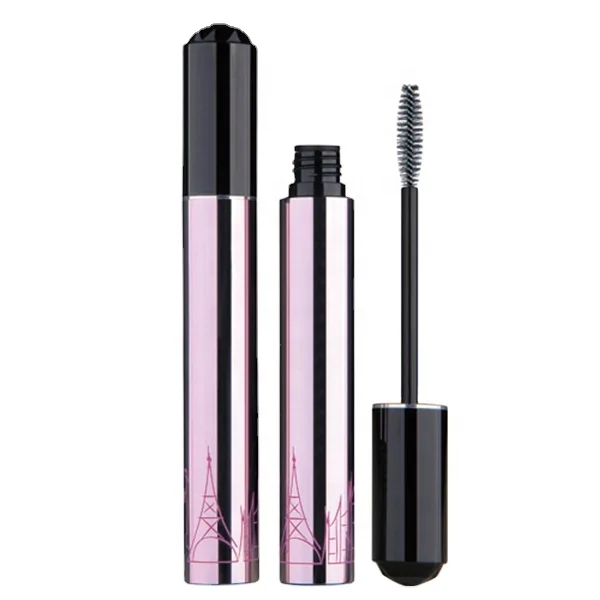 Cosmetic packaging tube aluminum mascara tube eyelash brush container