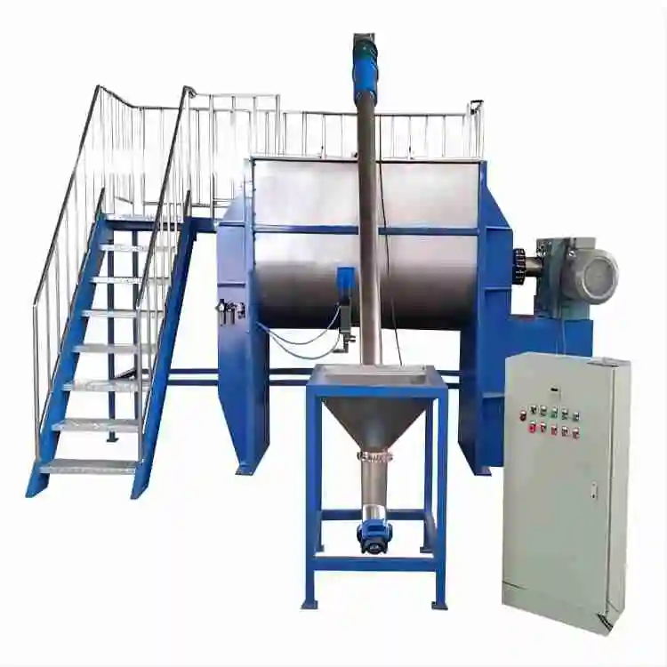 Animal Feed Granules Powder Blender Ribbon Mixer for dry powder blending