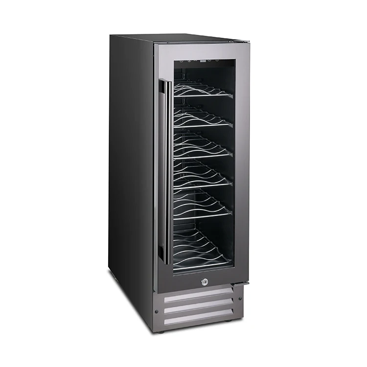 18 Bottles Single Zone Compressor Built-in Wine Cooler