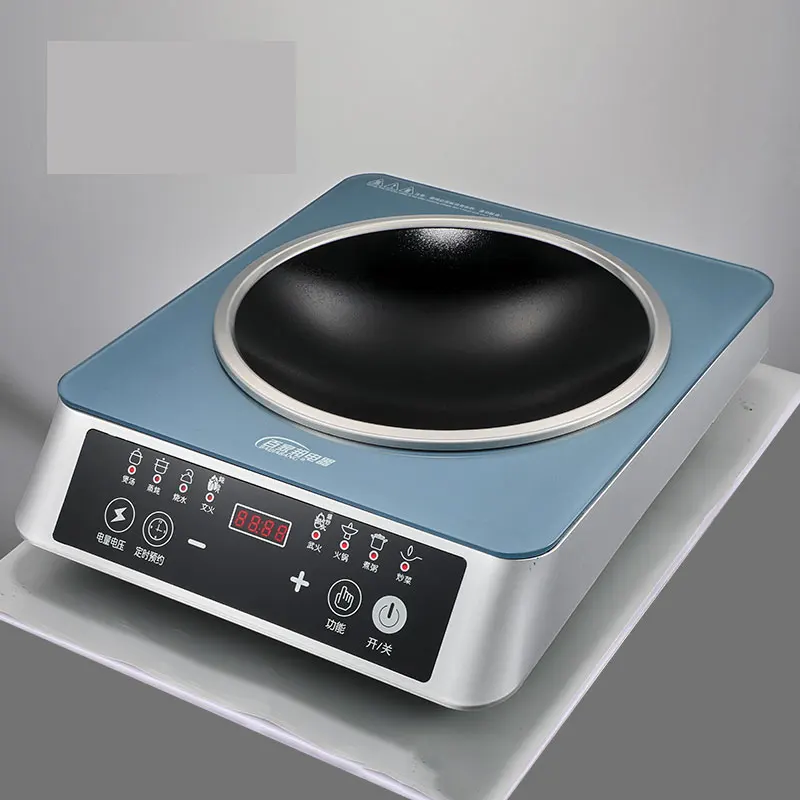Professional Commercial Single Burner Induction Cooktop 3.5Kw Infrared New Design Kitchen Use Knob Stainless Steel Restaurants