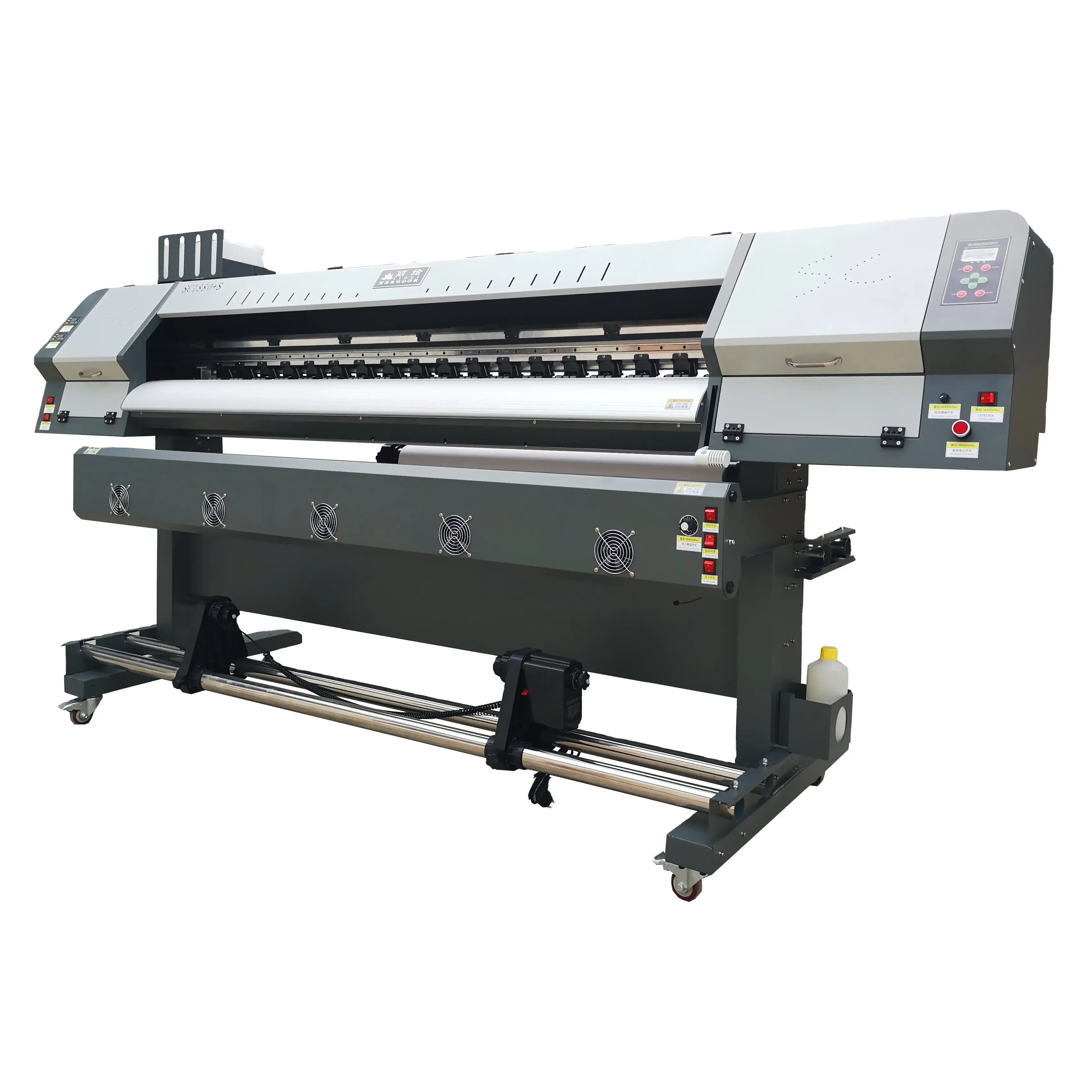 1.2M i3200 PRINT HEAD WATER BASE ECO SOLVENT INK label printer sticker printing machine t shirt printing machine