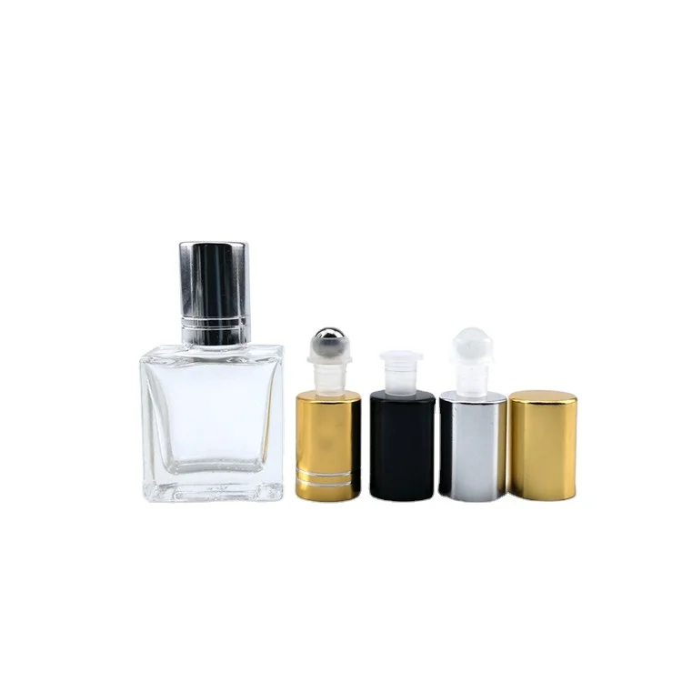 small cosmetic logo 10ml 20ml rose quartz fragrance cylinder essential perfume oil roller ball bottle