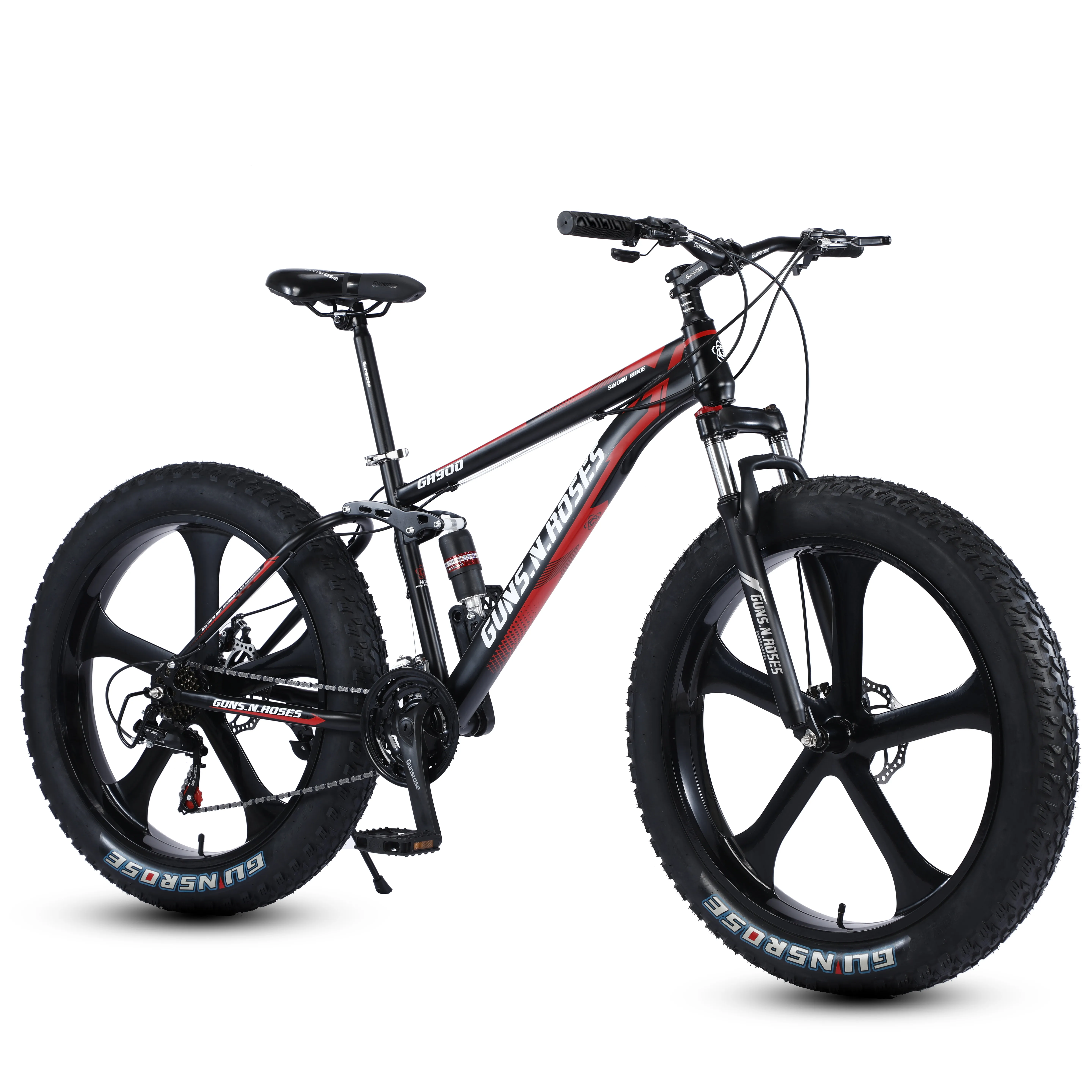 26inch 21speed mtb bicycles Full suspension fat tire bicicletas adult chopper bicycles beach cruiser bike