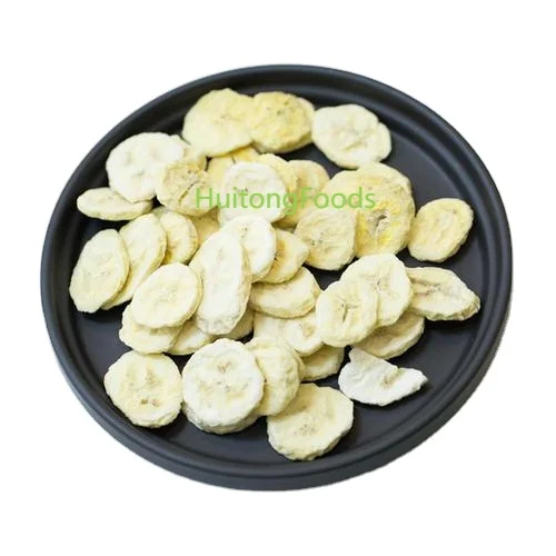 OEM Cooperation Dried Banana Freeze Dried Fruits Bulk Freeze Freeze Dried Banana Slices ISO Management