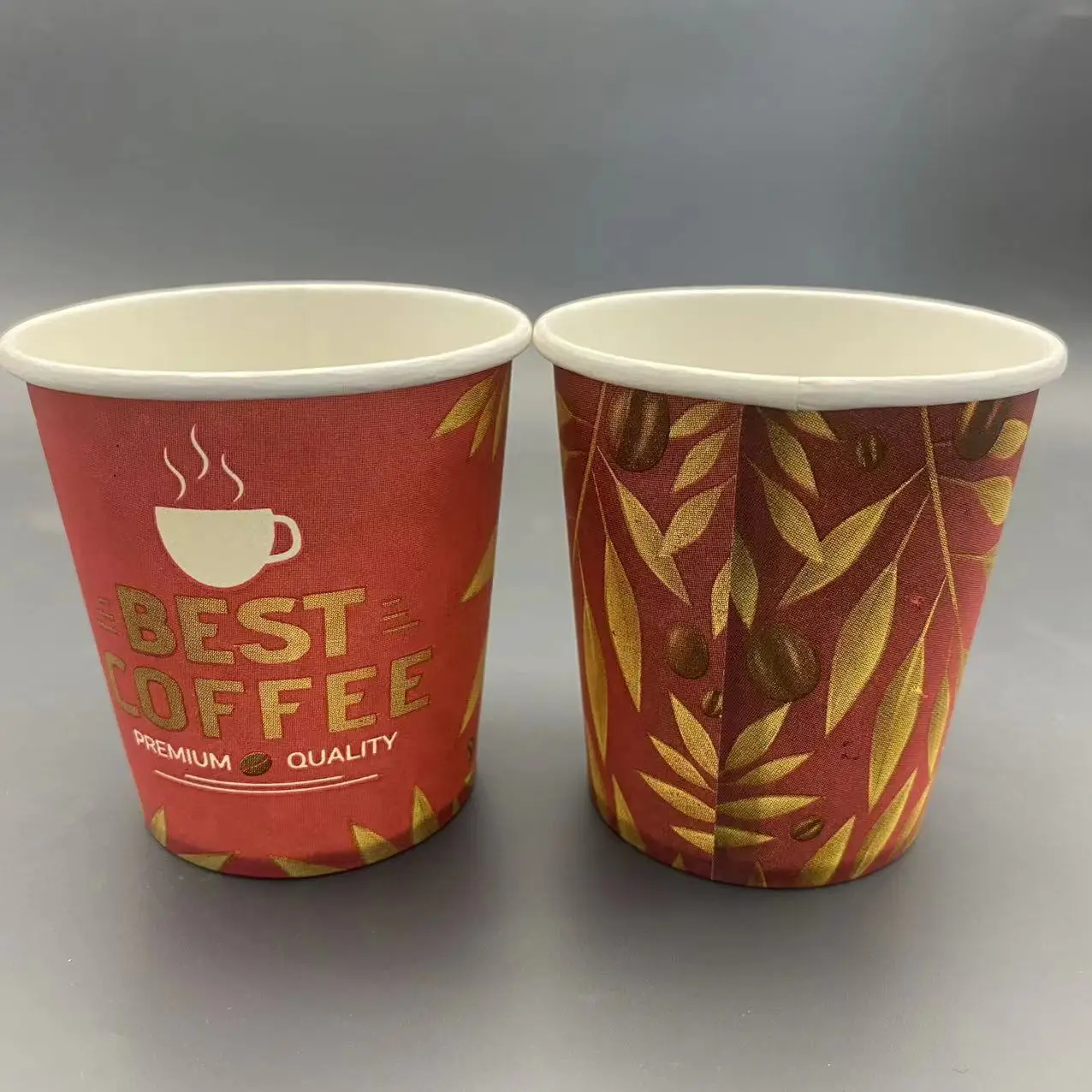 6oz supplier paper cup custom paper cup for coffees paper hot drink cup disposable Waterproof Wood Pulp Offset Printing