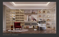 Factory Custom closet system modern doors wardrobe walk-in closet systems organizers