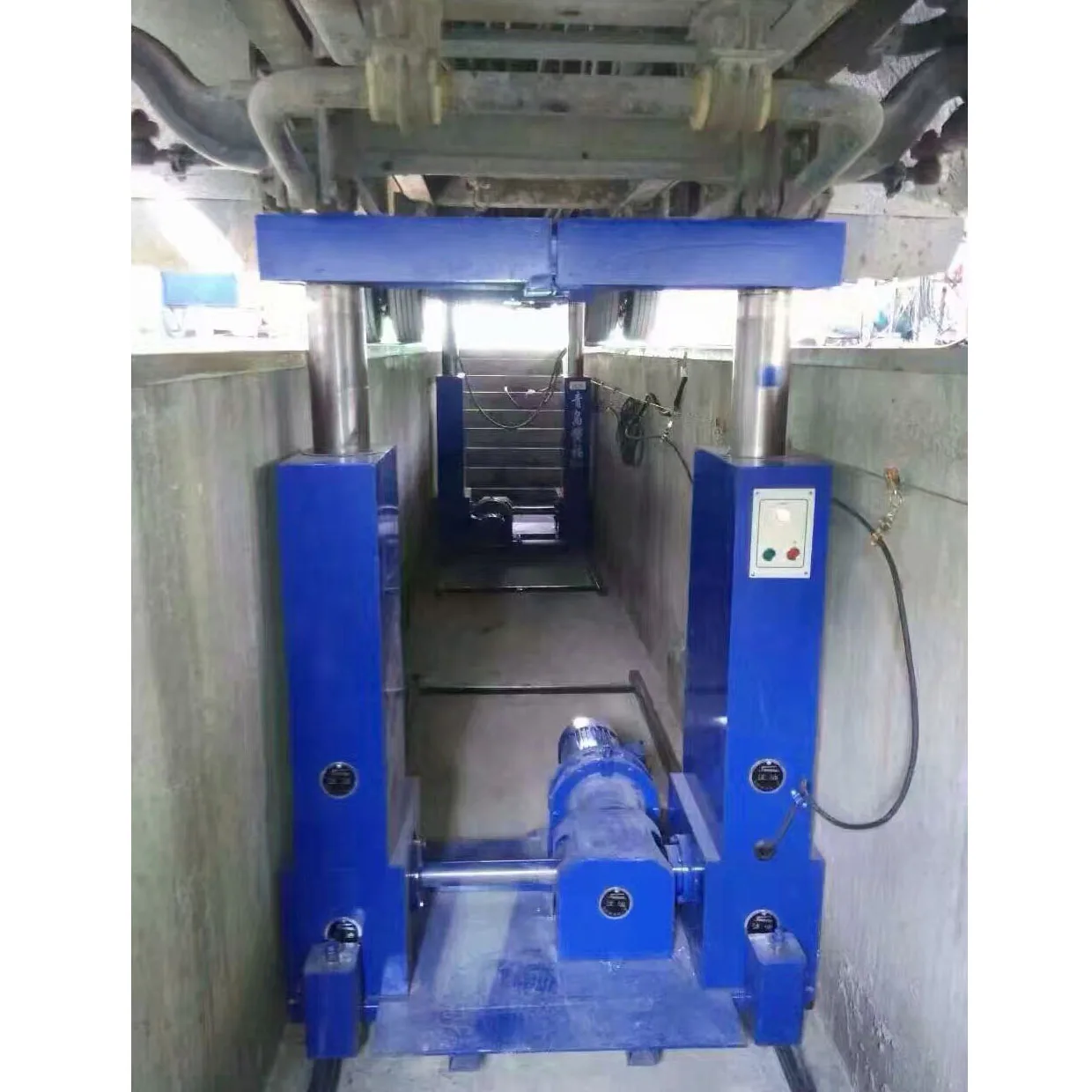 ditch mobile column jack lift 20 t, 30 tons pit lift with two track