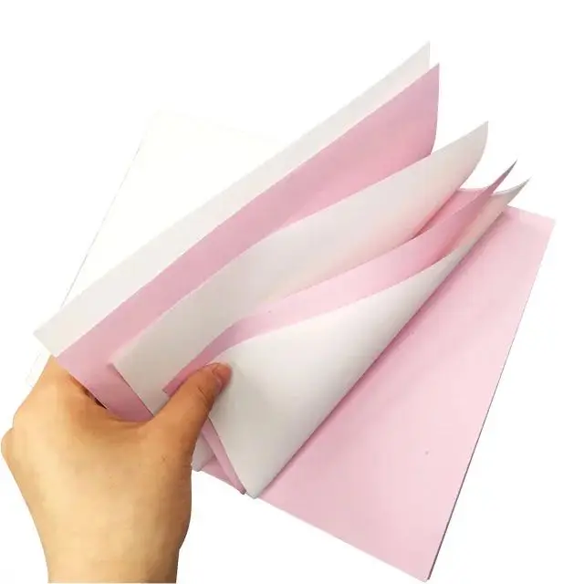 50gsm 55gsm CB CFB CF Autocopy Carbonless Paper NCR Paper In Sheet Roll