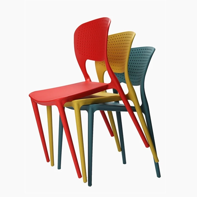 2021 cheap durable stacking full PP chair plastic chair