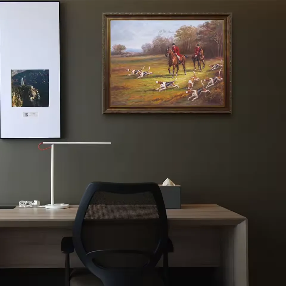 Wall Art England Ancient Royal And Noble Movement Fox Hunting Oil Paintings On Canvas