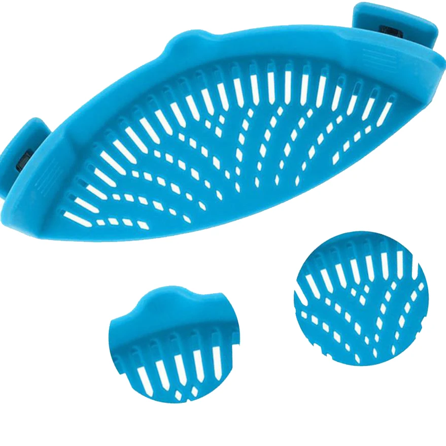 Оптовая продажа кухонный ситечко для кастрюль зажим пищевого класса на силиконовом