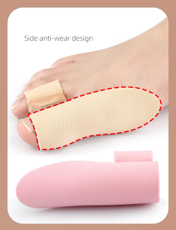 New design Hallux Valgus SEBS Double Toe Separator Big Toe Bunion Corrector Cover Toe protection sleeve