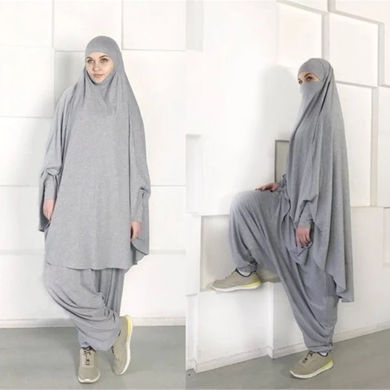 Dubai Hijab Muslim Long Abaya Women Prayer Dress Hot Selling Fashion Indian Kaftan Islamic Sport Suits Clothing