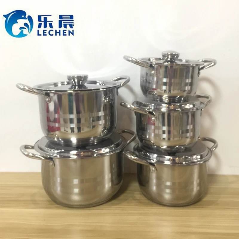 Extra Thick Double Bottom  Pot  Stainless Steel Cooking Pot Cookware Set Set Stainless Steel Stock Pot 16cm-24cm/22cm-28cm/26cm-